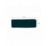 Housse de Coussin pour Coussin de Dossier en Palette, 120x40 cm, Vert Foncé