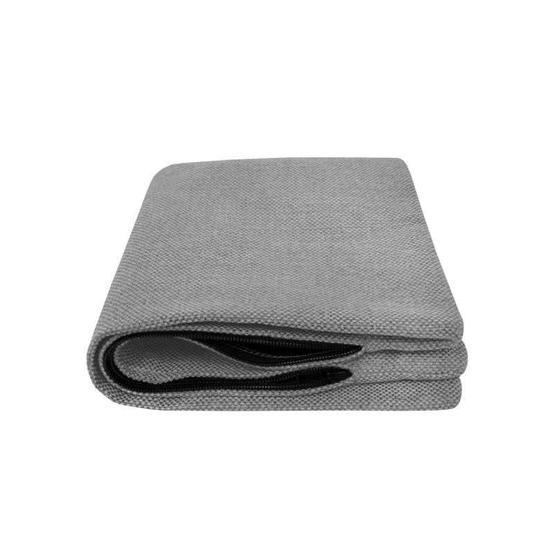 Housse pour coussin décoratif, 40x40 cm, Gris