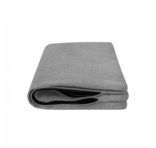 Housse de Coussin pour Coussin Décoratif en Palette, 40x40 cm, Gris