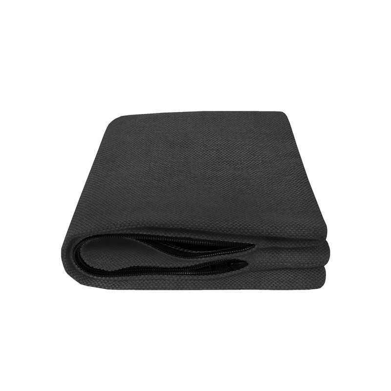 Housse de Coussin pour Coussin Décoratif en Palette, 40x40 cm, Anthracite