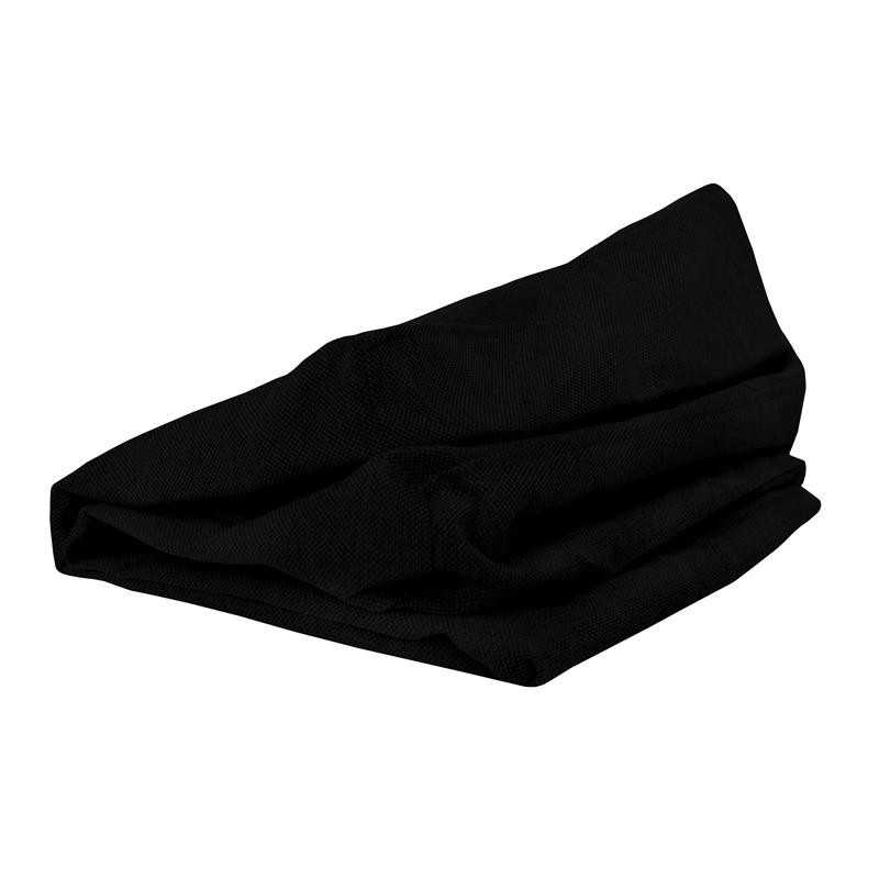 Housse de Coussin pour Coussin de Dossier en Palette, 120x40 cm, Noir