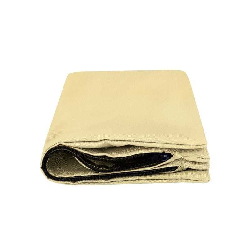 Housse de Coussin Imperméable pour Coussin Décoratif en Palette, 40x40 cm, Beige