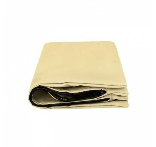 Housse de Coussin Imperméable pour Coussin Décoratif en Palette, 40x40 cm, Beige