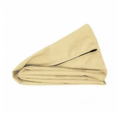 Housse de Coussin Imperméable pour Coussin de Latéral en Palette, 60x40 cm, Beige