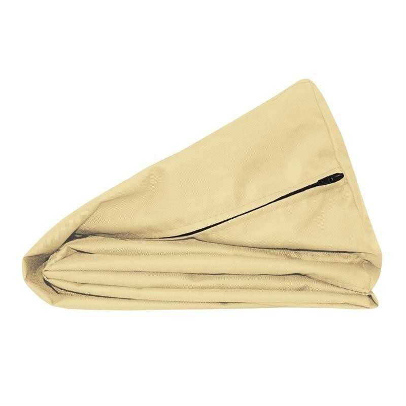 Housse de Coussin Imperméable pour Coussin de Latéral en Palette, 60x40 cm, Beige