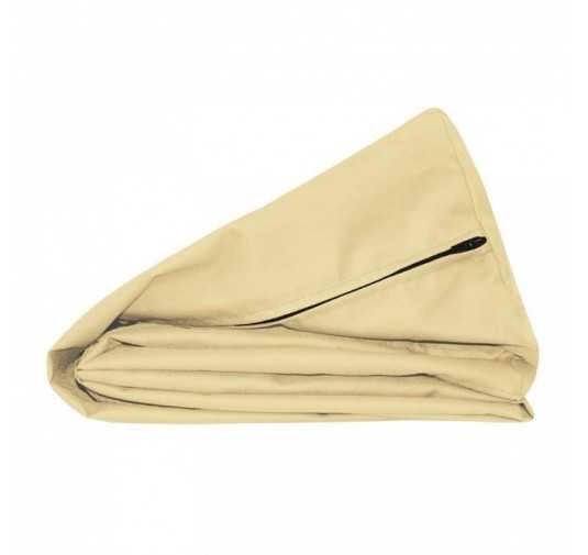 Set de 2 Housses Imperméables pour Coussins de Palettes: 1x 120x80 cm + 1x 120x40 cm, Beige