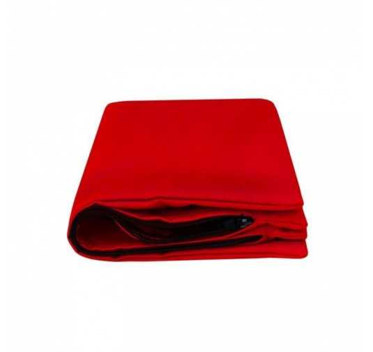 Housse de Coussin Imperméable pour Coussin Décoratif en Palette, 40x40 cm, Rouge