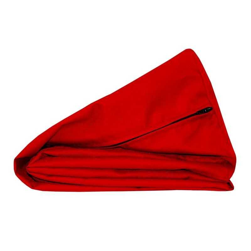 Housse de Coussin Imperméable pour Coussin de Latéral en Palette, 60x40 cm, Rouge