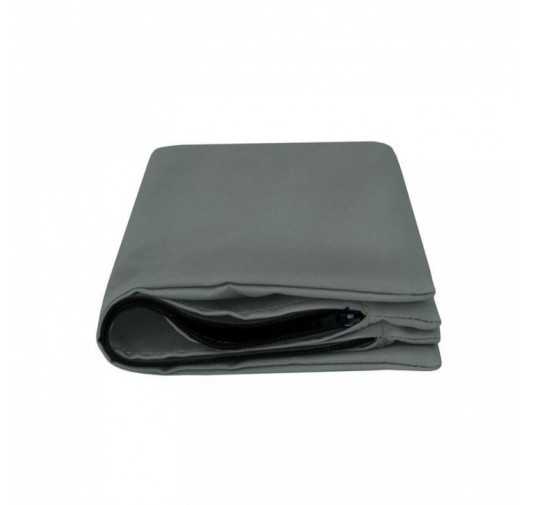 Housse de Coussin Imperméable pour Coussin Décoratif en Palette, 40x40 cm, Gris