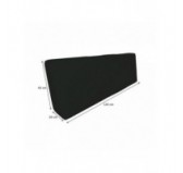 Set de 2 Housses Imperméables pour Coussins de Palettes: 1x 120x80 cm + 1x 120x40 cm, Anthracite