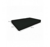 Set de 2 Housses Imperméables pour Coussins de Palettes: 1x 120x80 cm + 1x 120x40 cm, Anthracite