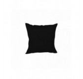 Housse de Coussin Imperméable pour Coussin Décoratif en Palette, 40x40 cm, Noir