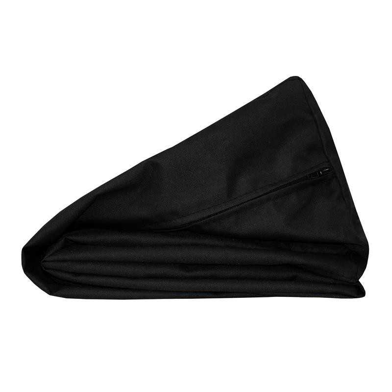 Housse imperméable pour coussin de latéral, 60x40 cm, Noir