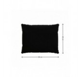 Coussins de chaise, coussins pour meubles en rotin, Set de 2 : siège 50x50x5 cm + dossier 50x40x15 cm, Noir