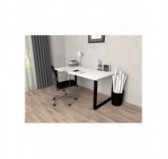 Plateau de Bureau, de Table 2.5cm Blanc 120x60 cm