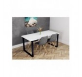 Plateau de Bureau, de Table 2.5cm Blanc 120x60 cm