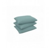 Coussin de dossier, galette de chaise, coussin pour mobilier en rotin, coussin de jardin, 50x40x15 cm, Bleu