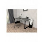 Plateau de Bureau, de Table 2.5cm Gris 120x60 cm