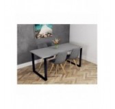 Plateau de Bureau, de Table 2.5cm Gris 120x60 cm