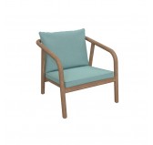 Coussins de chaise, coussins pour meubles en rotin, Set de 2 : siège 40x40x5 cm + dossier 50x40x15 cm, Bleu