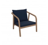 Coussins de chaise, coussins pour meubles en rotin, Set de 2 : siège 40x40x5 cm + dossier 50x40x15 cm, Bleu Foncé