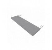 Coussin Banquette, Coussin Banc, Galette de Chaise, Mousse pour Coussin pour Intérieur ou Extérieur, 100 x 40 x 5 cm, Gris