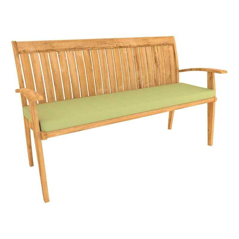 Coussin Banquette, Coussin Banc, Galette de Chaise, Mousse pour Coussin pour Intérieur ou Extérieur, 120 x 50 x 5 cm, Vert