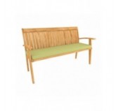 Coussin Banquette, Coussin Banc, Galette de Chaise, Mousse pour Coussin pour Intérieur ou Extérieur, 120 x 50 x 5 cm, Vert