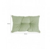 Coussin de Dossier de Chaise de Jardin, Vert 50x40