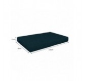 Coussin de Siège pour Palettes 120x80x15 Vert Foncé