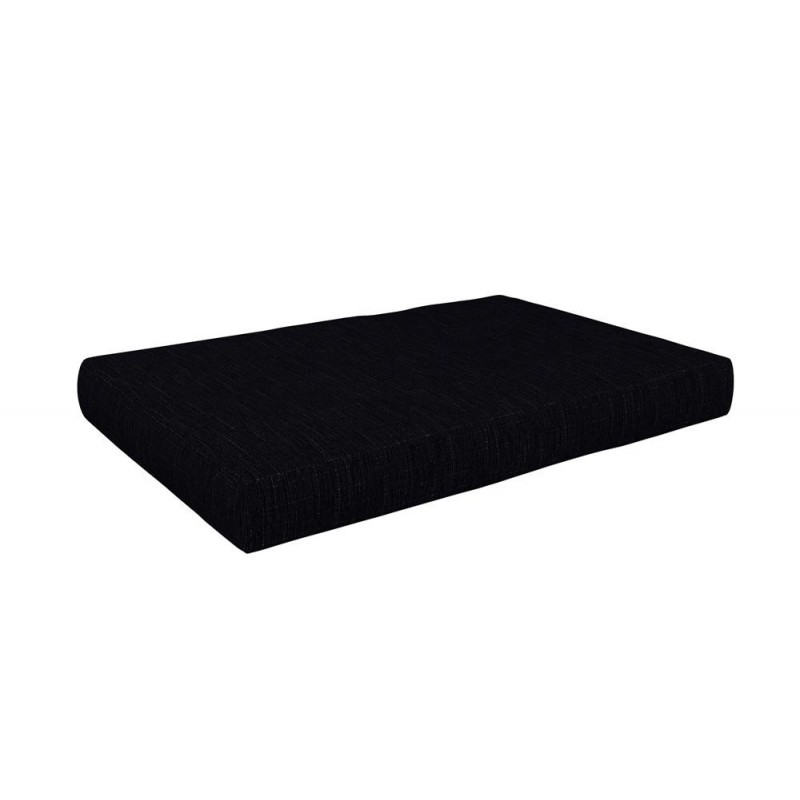 Coussin de Siège pour Palettes 120x80x15 Noir