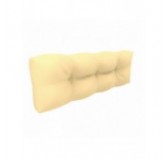 Coussin de dossier pour palette, imperméable, matelassé, 120x40x12, Beige