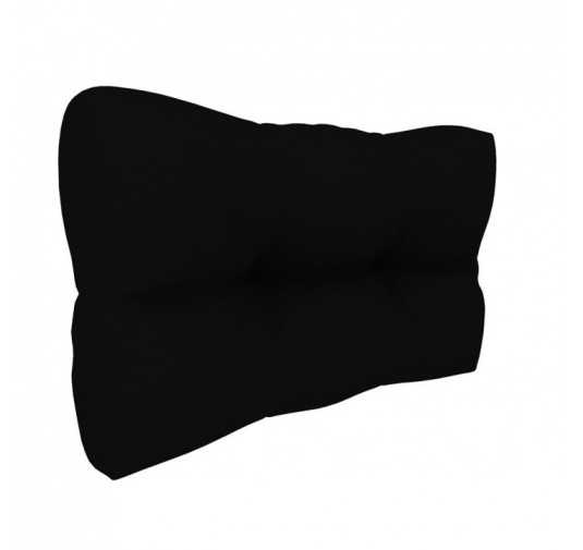 Coussin de Latéral pour palette, imperméable, matelassé, 60x40x12, Noir