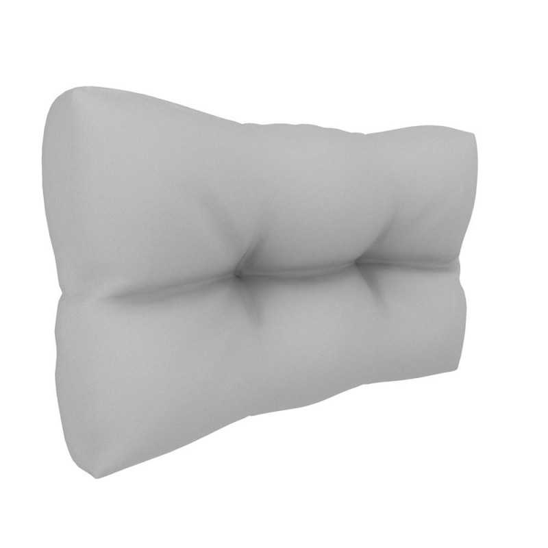 Coussin de Latéral pour palette, imperméable, matelassé, 60x40x12, Gris