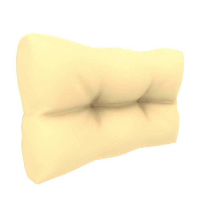 Coussin de Latéral pour palette, imperméable, matelassé, 60x40x12, Beige