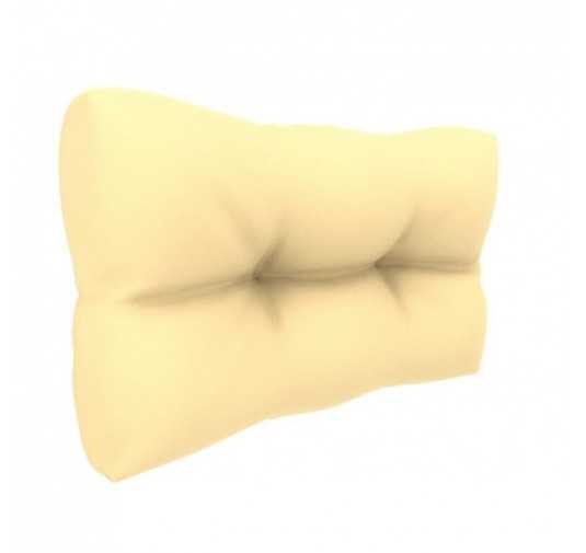 Coussin de Latéral pour palette, imperméable, matelassé, 60x40x12, Beige