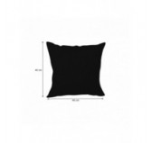 Coussin Décoratif pour Palette, Imperméable, 40x40 cm, Noir