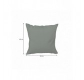 Coussin Décoratif pour Palette, Imperméable, 40x40 cm, Gris