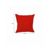 Coussin Décoratif pour Palette, Imperméable, 40x40 cm, Rouge