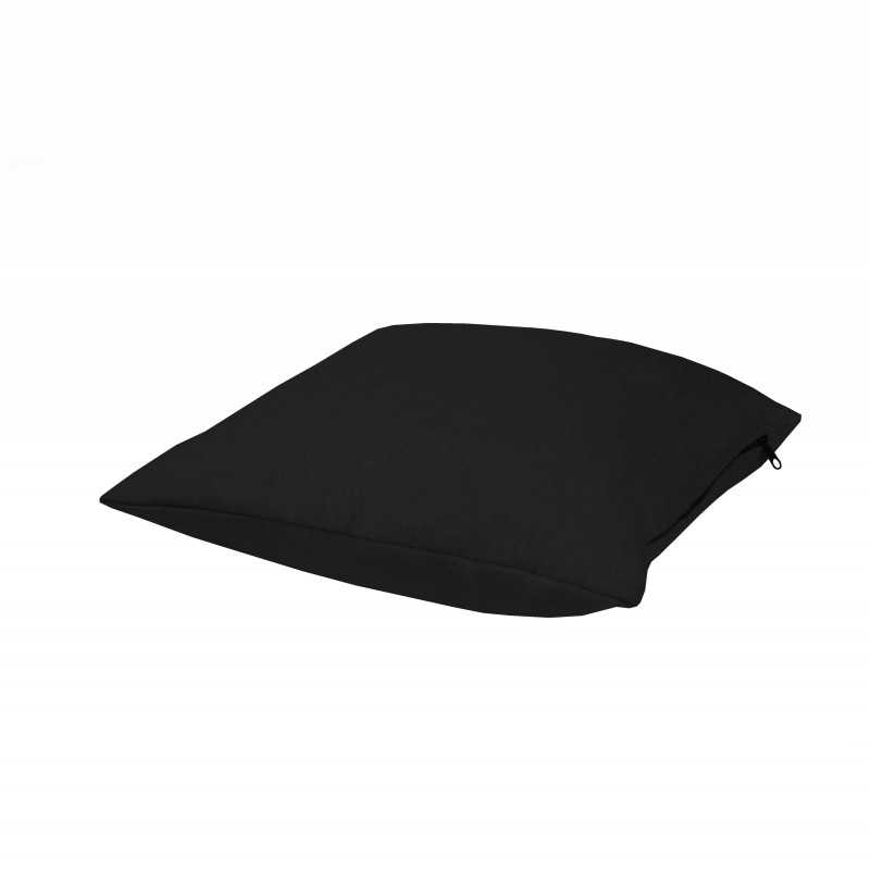 Coussin Décoratif pour Palette et Canapé de Jardin, 40x40 cm, Noir