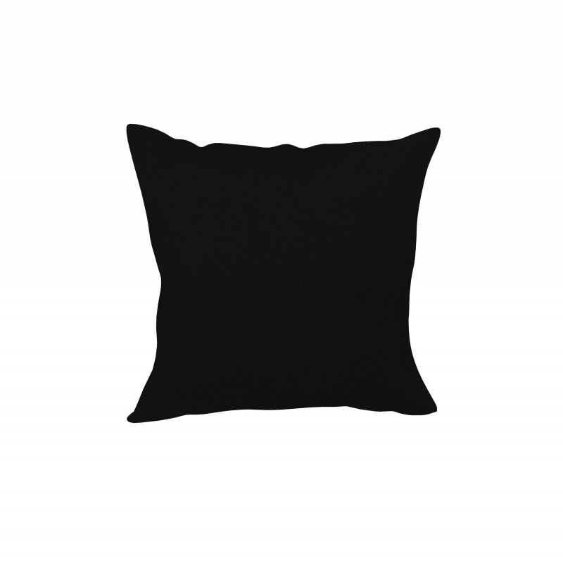 Coussin Décoratif pour Palette, Imperméable, 40x40 cm, Noir