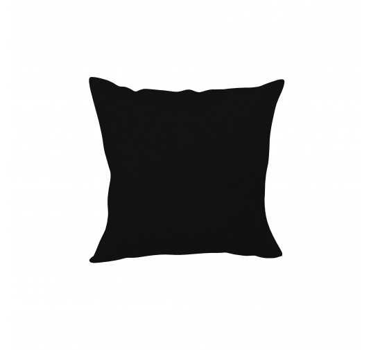 Petit Coussin Décoratif pour Palette, Imperméable, 40x40 cm, Noir