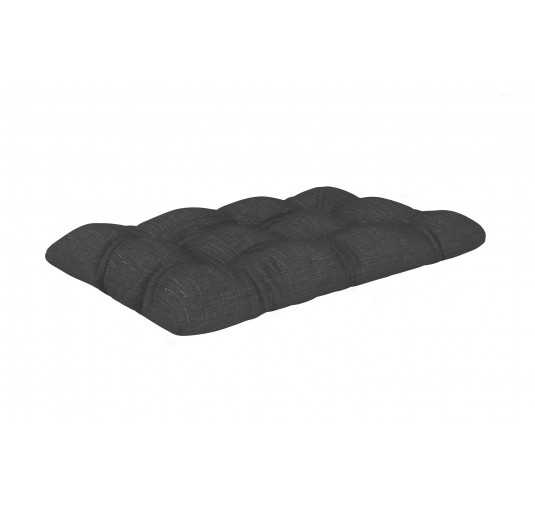 Coussin de Siège Matelassé pour Palettes , 120x60x12 cm, Anthracite