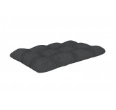 Coussin de Siège Matelassé pour Palettes , 120x60x12 cm, Anthracite