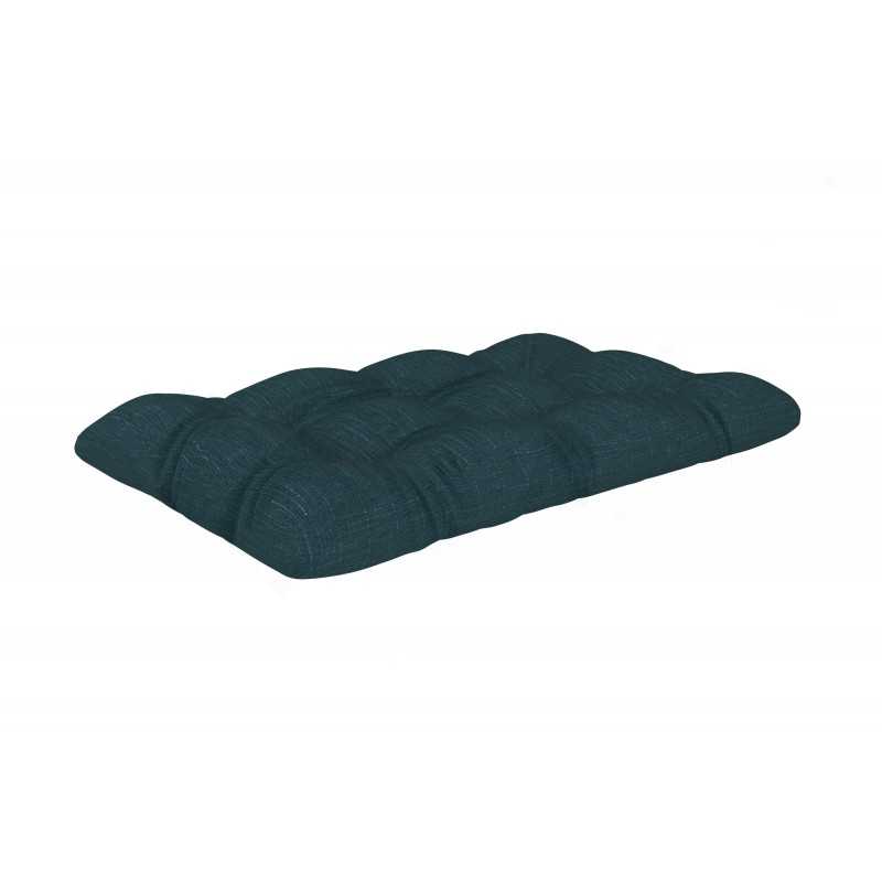 Coussin de Siège Matelassé pour Palettes , 120x60x12 cm, Vert Foncé