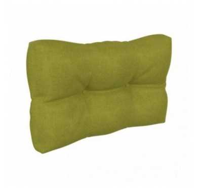 Coussin de Latéral pour Palette, Matelassé, 60x40x12 cm, Vert Lime