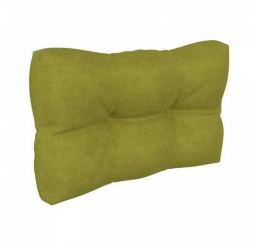 Coussin de Latéral pour Palette, Matelassé, 60x40x12 cm, Vert Lime