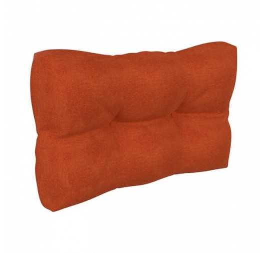 Coussin de Latéral pour Palette, Matelassé, 60x40x12 cm, Orange