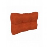 Coussin de Latéral pour Palette, Matelassé, 60x40x12 cm, Orange