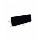 Set de 2 Coussins pour Palettes 120x80 + 120x40 Noir